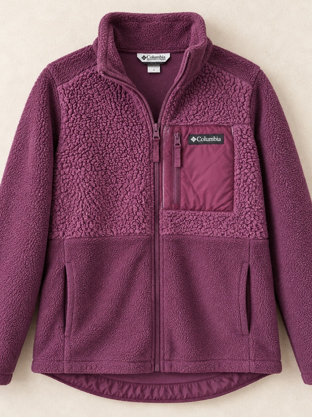 Columbia Kids' Full-Zip Fleece Jacket - Plum